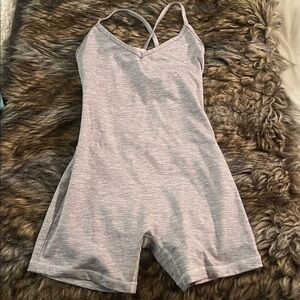 Light Gray Muscle Nation One Piece, S